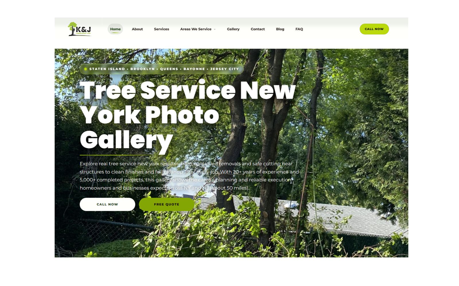 Website project thumbnail three
