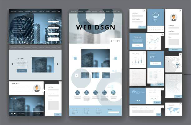 Responsive website package and local business website structure